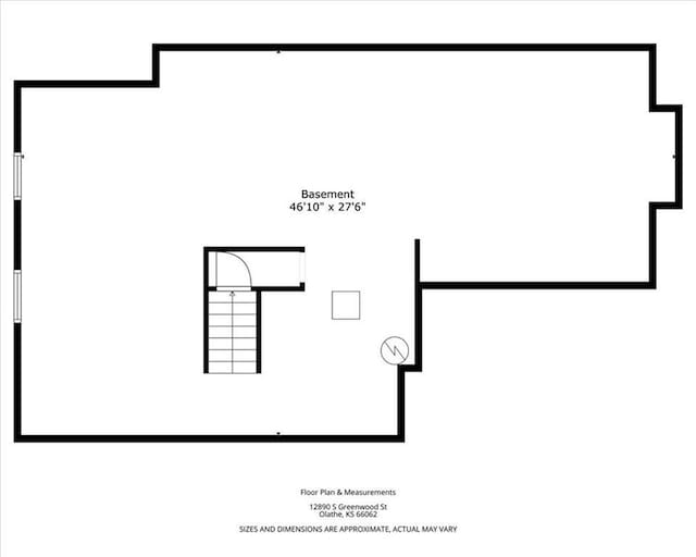 12890 S Greenwood St, Olathe, KS 66062 - property floor plan
