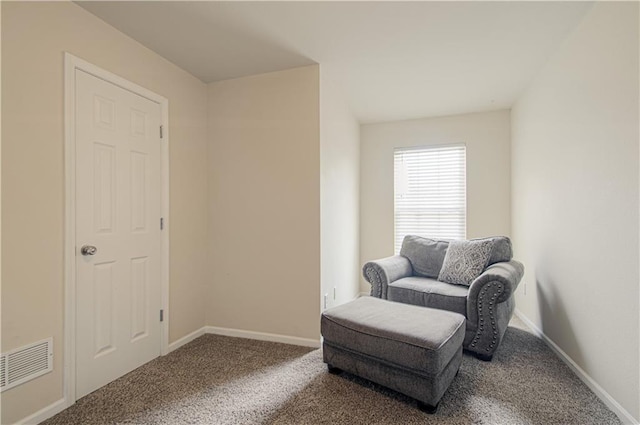 217 N 6th Ter, Louisburg, KS 66053 - living area featuring carpet flooring and baseboards