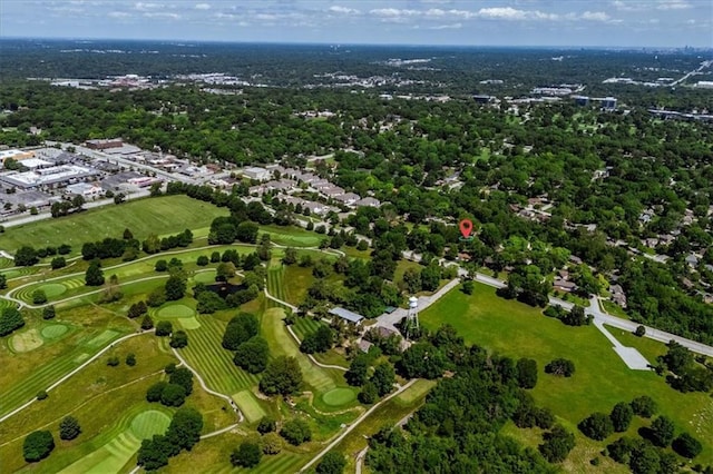 1107 E 110th St, Kansas City, MO 64131 - aerial view of property and surrounding area