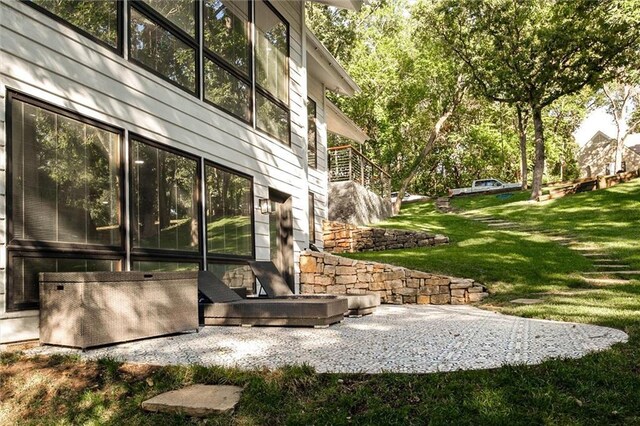 12204 Catalina St, Leawood, KS 66209 - view of patio / terrace