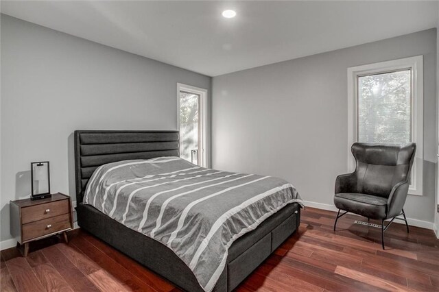 12204 Catalina St, Leawood, KS 66209 - bedroom with multiple windows and wood finished floors