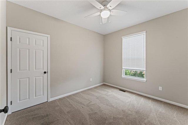 20740 W 224th St, Spring Hill, KS 66083 - carpeted spare room with a ceiling fan and baseboards