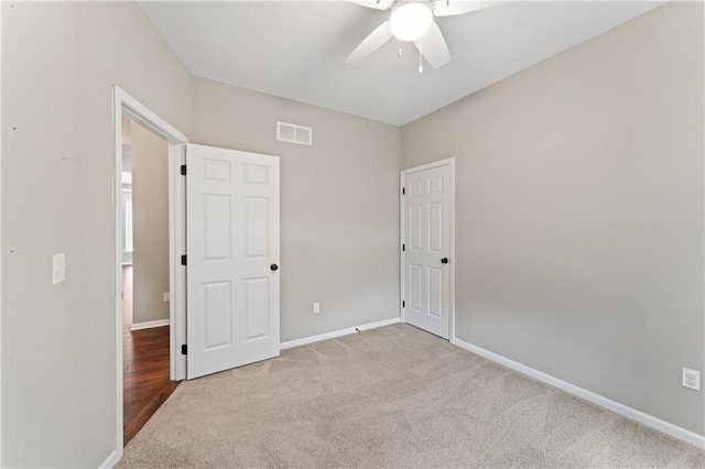 20740 W 224th St, Spring Hill, KS 66083 - unfurnished bedroom with carpet and ceiling fan