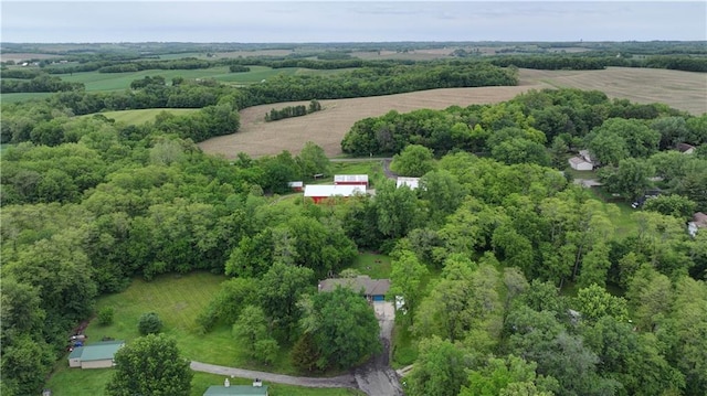 19490 Countryside Cir, Weston, MO 64098 - aerial view of property and surrounding area with rural landscape