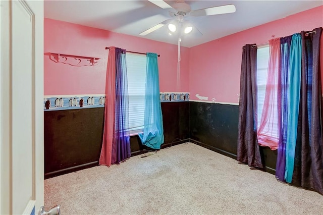 19490 Countryside Cir, Weston, MO 64098 - unfurnished bedroom with carpet and ceiling fan