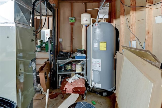 19490 Countryside Cir, Weston, MO 64098 - utilities featuring water heater and heating unit