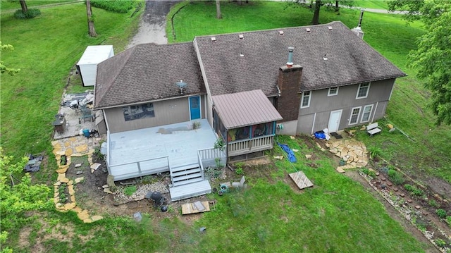 19490 Countryside Cir, Weston, MO 64098 - aerial view of property and surrounding area