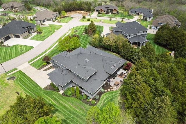 25075 W 105th Ter, Olathe, KS 66061 - aerial view of property and surrounding area featuring nearby suburban area
