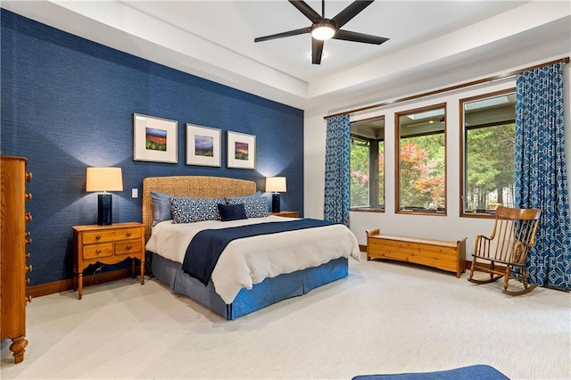 25075 W 105th Ter, Olathe, KS 66061 - bedroom featuring carpet floors and ceiling fan
