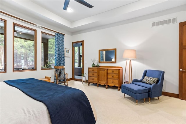 25075 W 105th Ter, Olathe, KS 66061 - bedroom featuring light colored carpet and ceiling fan