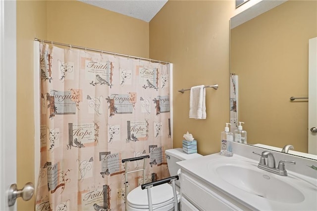 14175 W 155th St, Olathe, KS 66062 - full bathroom featuring vanity, toilet, and curtained shower