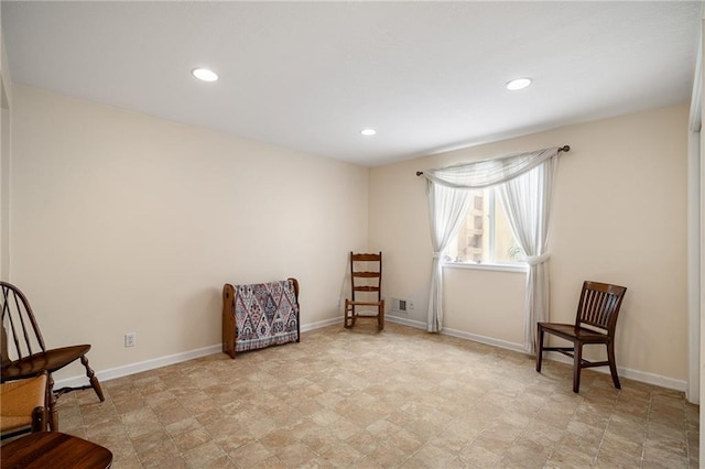 14175 W 155th St, Olathe, KS 66062 - sitting room with recessed lighting and baseboards