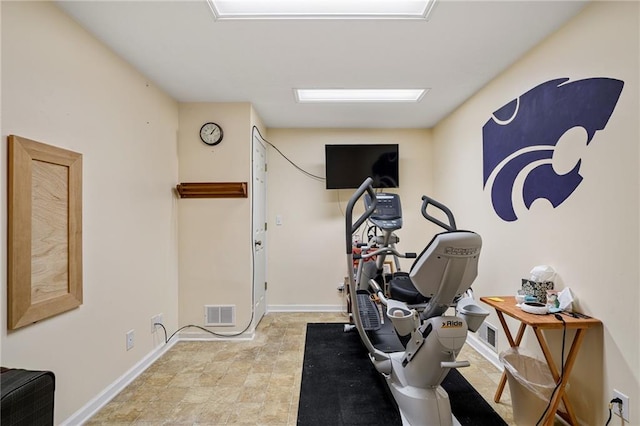 14175 W 155th St, Olathe, KS 66062 - exercise room featuring baseboards