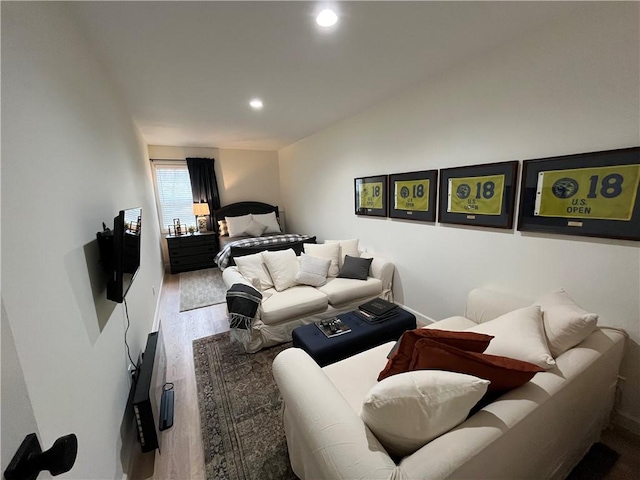 53 Z St, Lees Summit, MO 64086 - bedroom with wood finished floors and recessed lighting