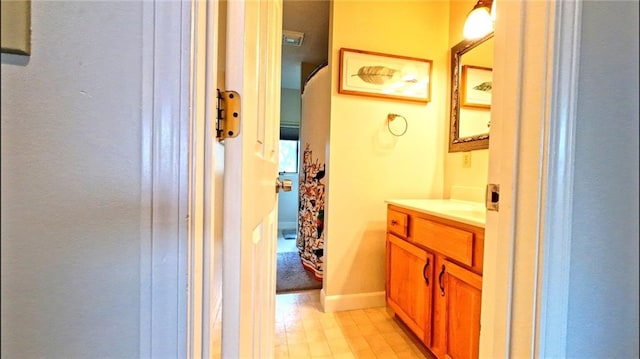 566 Lake Viking Ter, Gallatin, MO 64640 - bathroom with vanity and baseboards
