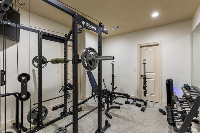 9300 W 156th Pl, Overland Park, KS 66221 - workout room with recessed lighting and baseboards