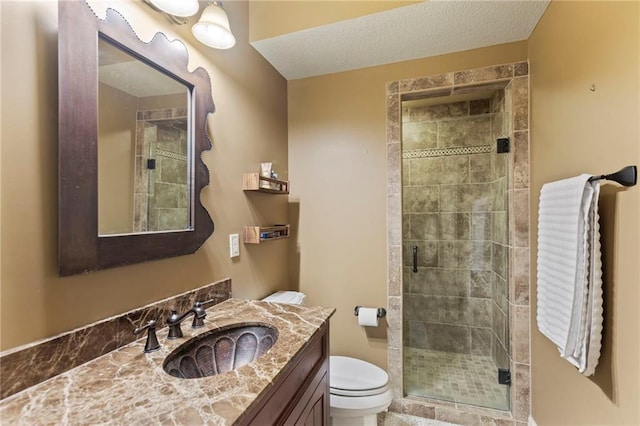 9300 W 156th Pl, Overland Park, KS 66221 - full bathroom featuring toilet, vanity, and a shower stall
