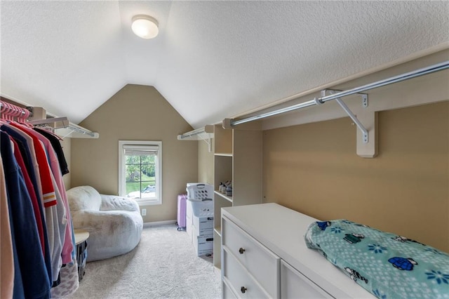 9300 W 156th Pl, Overland Park, KS 66221 - walk in closet featuring light carpet and lofted ceiling