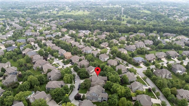 9300 W 156th Pl, Overland Park, KS 66221 - aerial perspective of suburban area