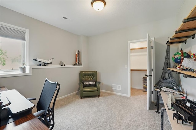 1104 NW 109th St, Kansas City, MO 64155 - home office featuring carpet flooring and baseboards