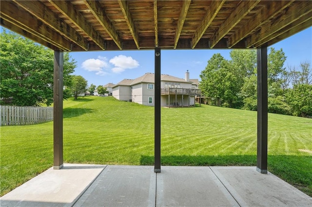 1104 NW 109th St, Kansas City, MO 64155 - view of yard featuring a patio area