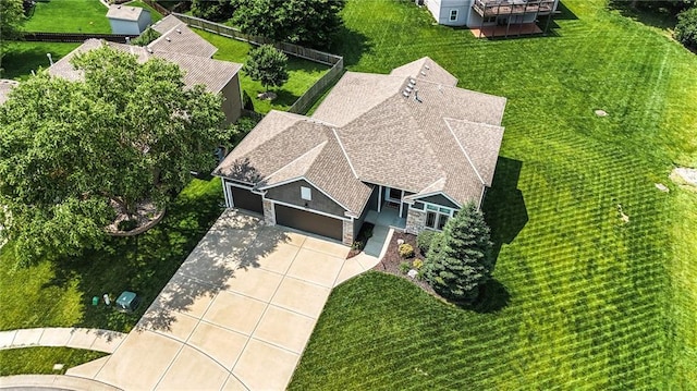 1104 NW 109th St, Kansas City, MO 64155 - view from above of property