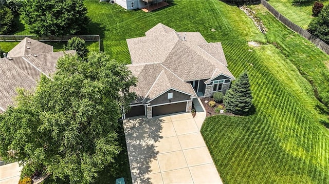 1104 NW 109th St, Kansas City, MO 64155 - view from above of property