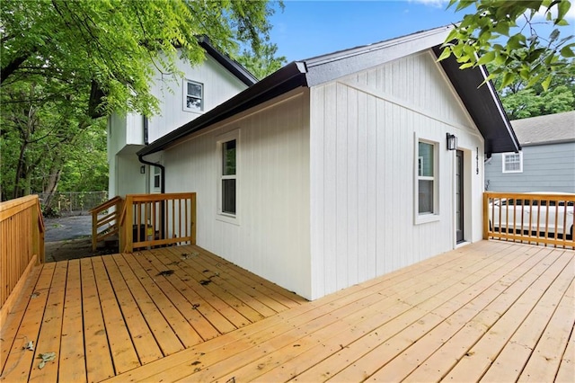 1419 Washington Blvd, Kansas City, KS 66102 - view of wooden deck