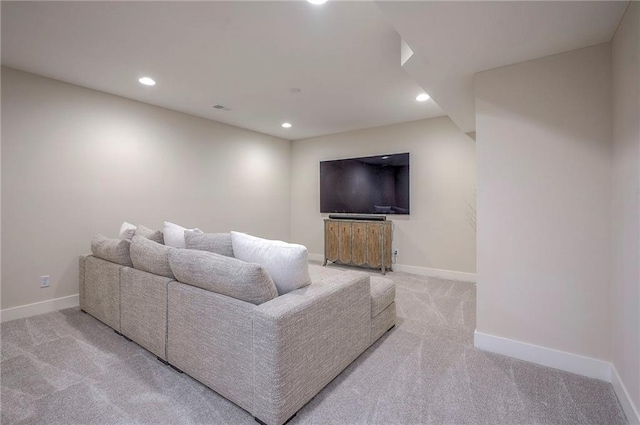 24129 W 95th St, Lenexa, KS 66227 - carpeted living area featuring recessed lighting and baseboards