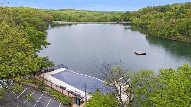 6525 County Line Rd, Shawnee, KS 66216 - aerial view of a forest and a nearby body of water