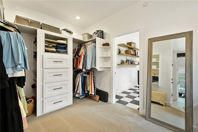 24905 W 57th St, Shawnee, KS 66226 - spacious closet featuring light carpet and light floors