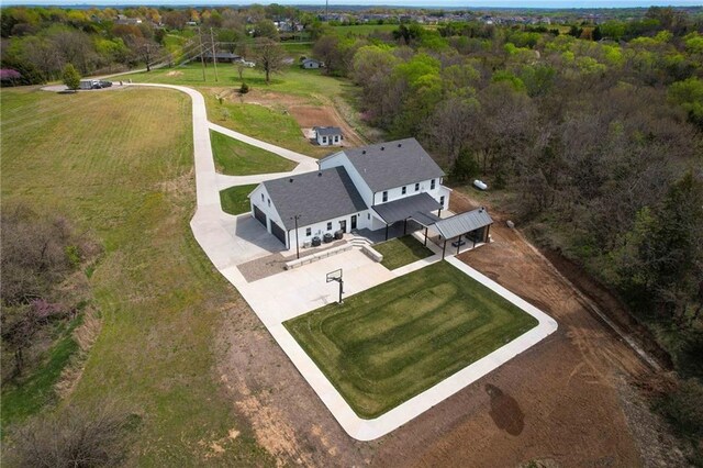 24905 W 57th St, Shawnee, KS 66226 - view from above of property featuring a forest