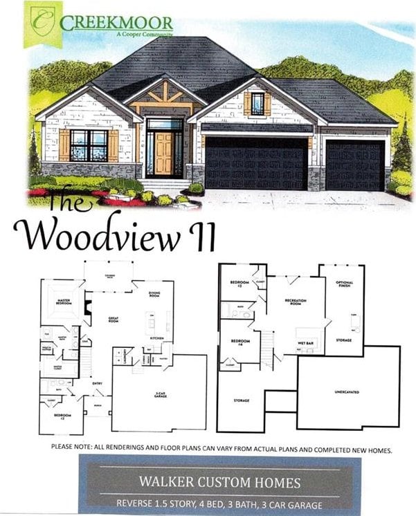 1401 Kintyre Ct, Raymore, MO 64083 - floor plan / room layout
