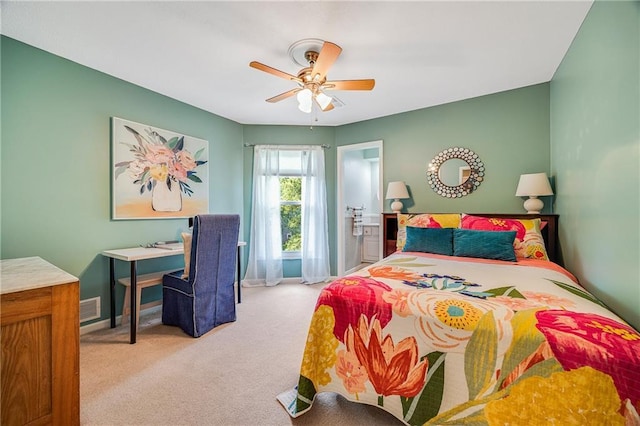 7905 W 129th St, Overland Park, KS 66213 - carpeted bedroom featuring a ceiling fan and baseboards