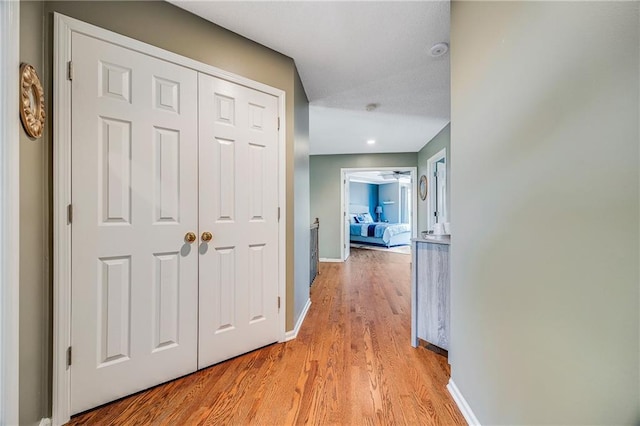 7905 W 129th St, Overland Park, KS 66213 - corridor featuring light wood-type flooring and baseboards