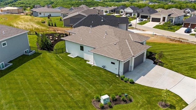 9412 Aurora St, Lenexa, KS 66220 - aerial perspective of suburban area