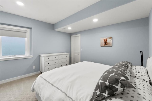 9412 Aurora St, Lenexa, KS 66220 - bedroom featuring recessed lighting, baseboards, and carpet