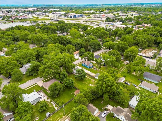 9318 Noland Rd, Lenexa, KS 66215 - drone / aerial view of a tree filled landscape