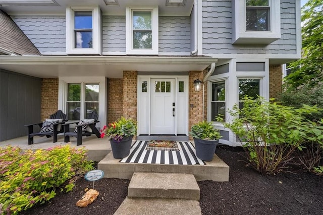 8102 W 153rd St, Overland Park, KS 66223 - view of exterior entry with brick siding