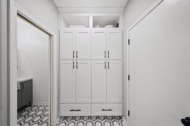 8102 W 153rd St, Overland Park, KS 66223 - mudroom featuring baseboards