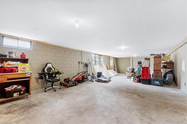 8700 Independence Ave, Kansas City, MO 64125 - below grade area with concrete block wall