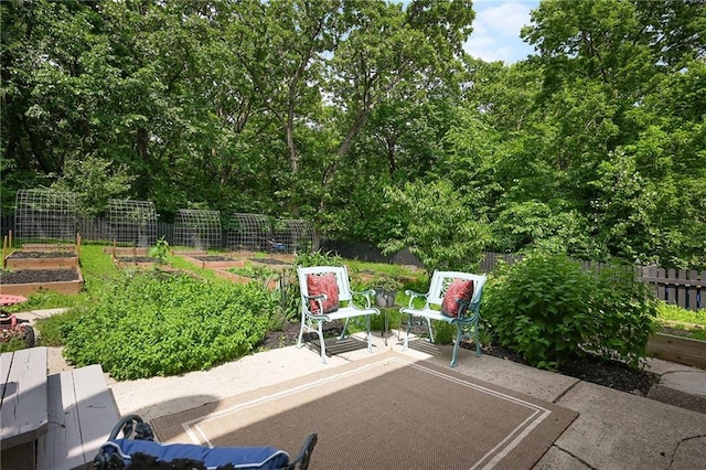 8 Apache Dr, Lake Winnebago, MO 64034 - view of patio with a garden