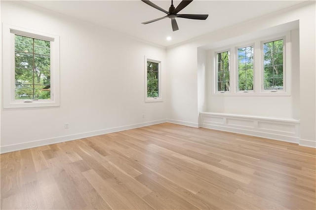 18568 W 180th Ct, Olathe, KS 66062 - unfurnished room featuring healthy amount of natural light, light wood-style flooring, and crown molding