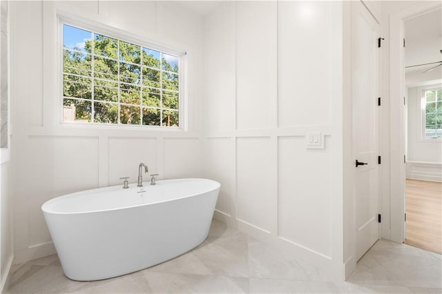 18568 W 180th Ct, Olathe, KS 66062 - full bath featuring a decorative wall and a freestanding bath