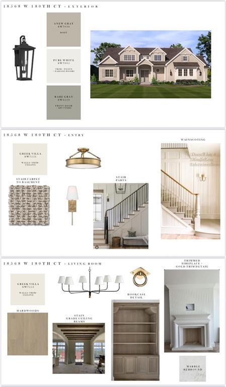 18568 W 180th Ct, Olathe, KS 66062 - view of marketing collateral with multiple images