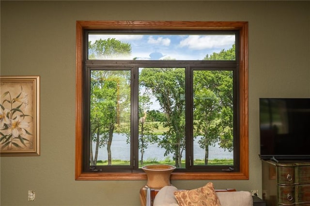 1672 N 1st Rd, Baldwin City, KS 66006 - doorway to outside featuring healthy amount of natural light