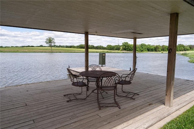 1672 N 1st Rd, Baldwin City, KS 66006 - dock area with a water view