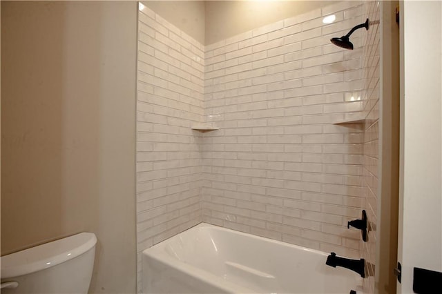 19079 Millstone Ter, Saint Joseph, MO 64505 - bathroom with toilet and shower / tub combination
