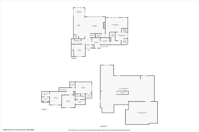 8909 SE 1st St, Blue Springs, MO 64064 - property floor plan