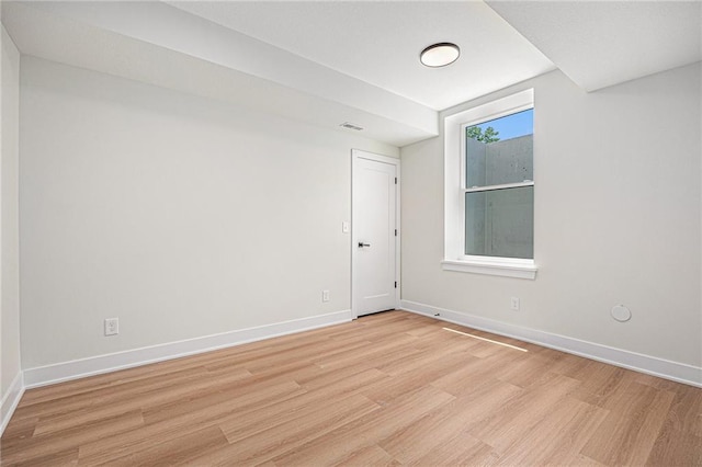 6932 Kenton St, Shawnee, KS 66226 - empty room with light wood finished floors and baseboards